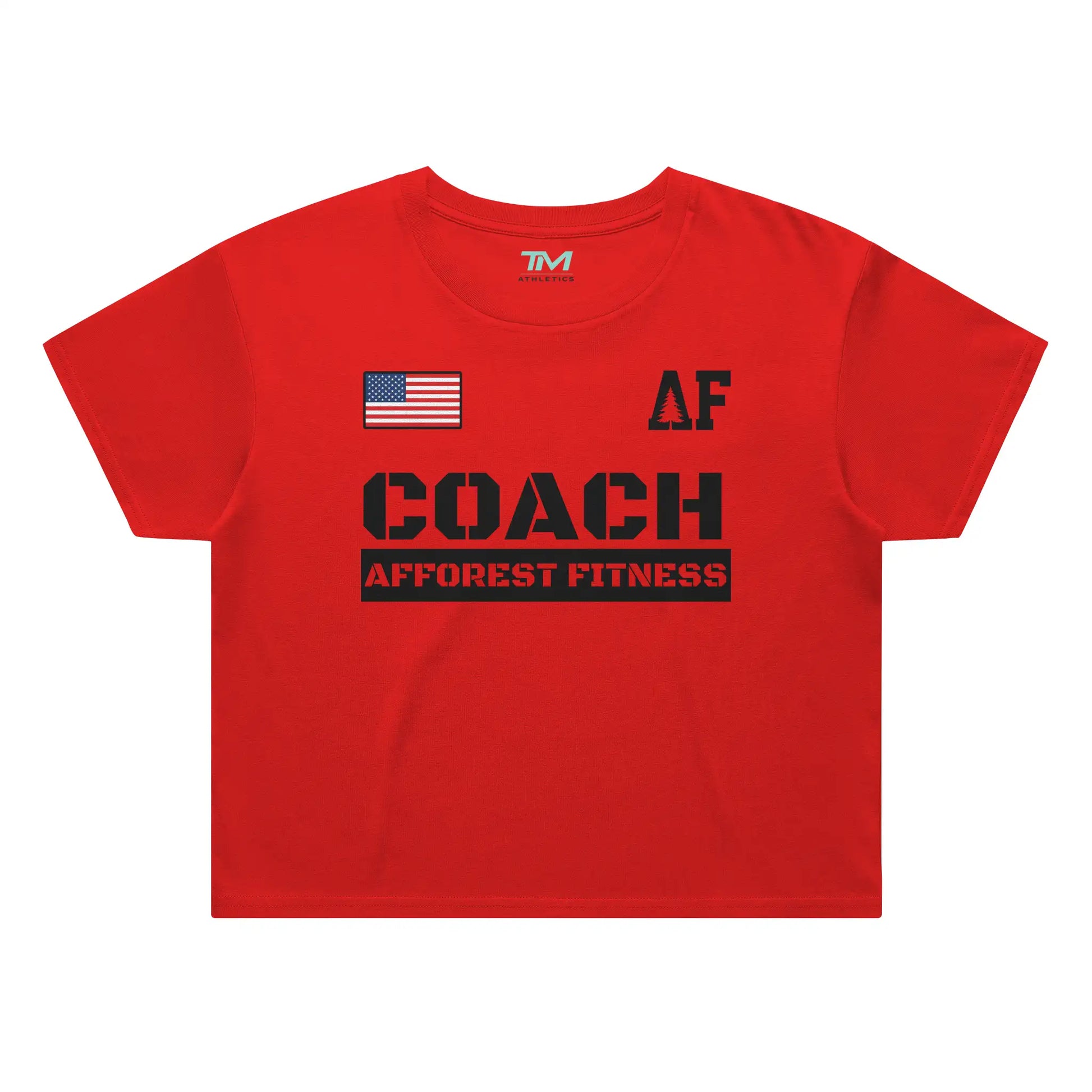Afforest Fitness Coaches Crop Top