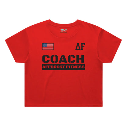 Afforest Fitness Coaches Crop Top