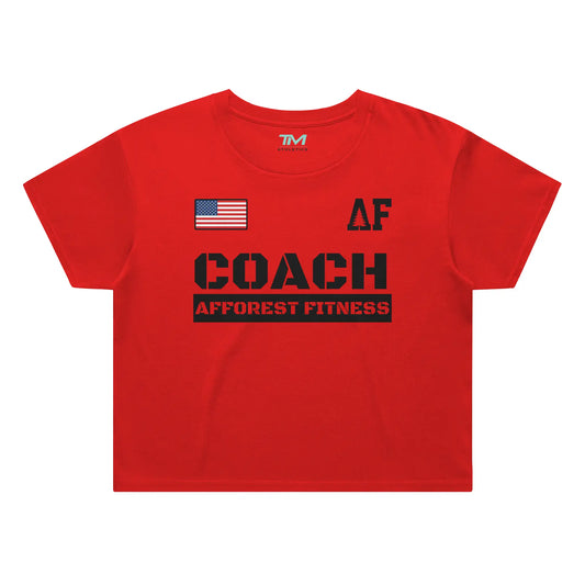 Afforest Fitness Coaches Crop Top
