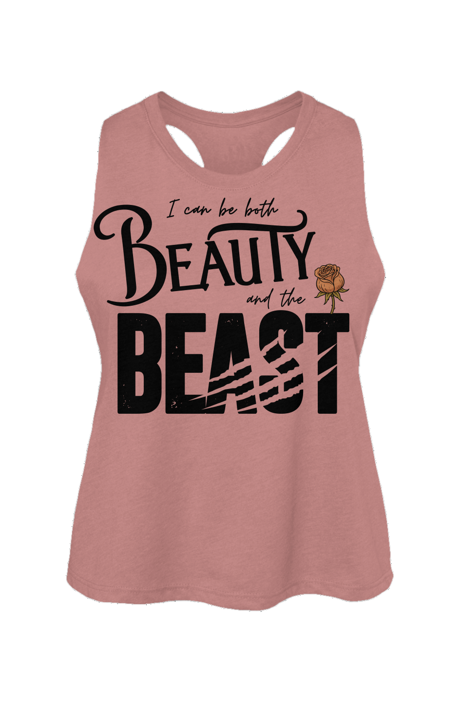 Beauty and the Beast Crop Tank