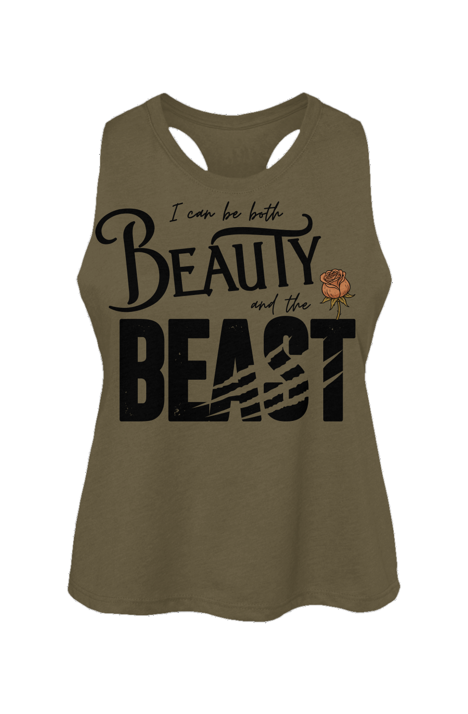 Beauty and the Beast Crop Tank