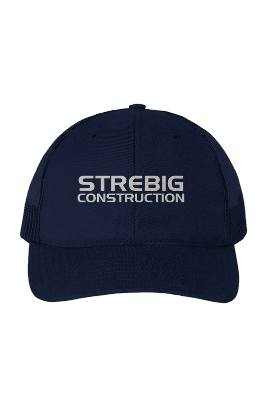 Strebig Construction Structured Trucker Cap