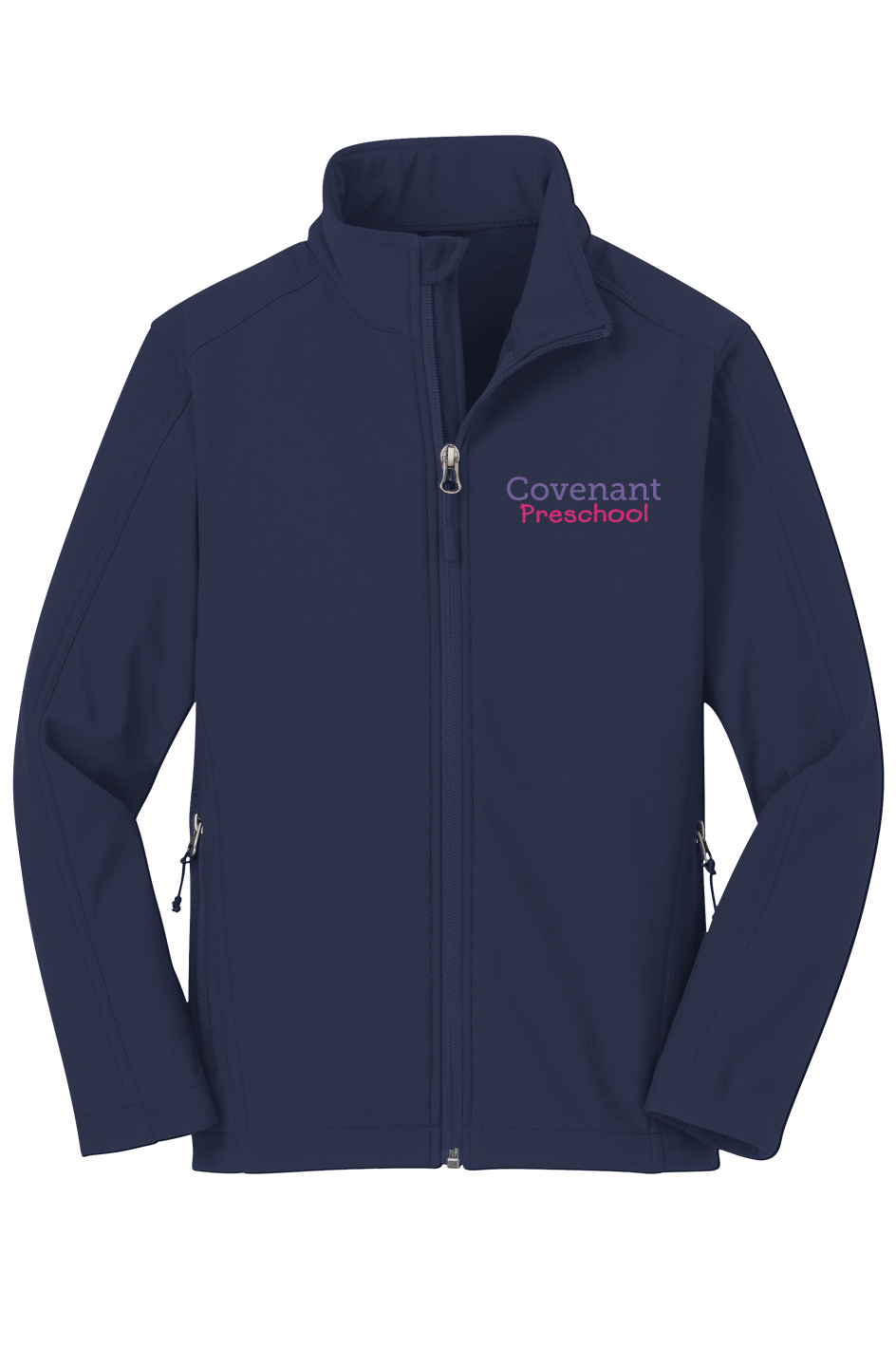 Embroidered Youth Soft Shell Jacket