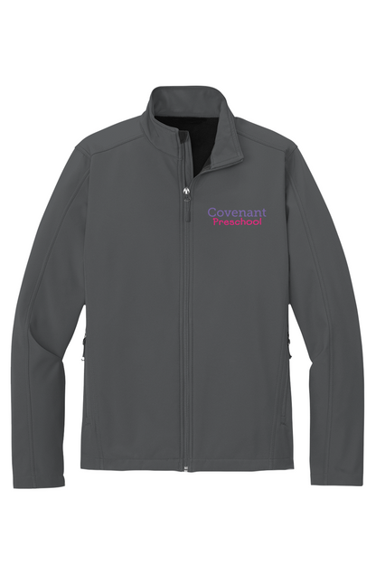 Embordered Men's Soft Shell Jacket