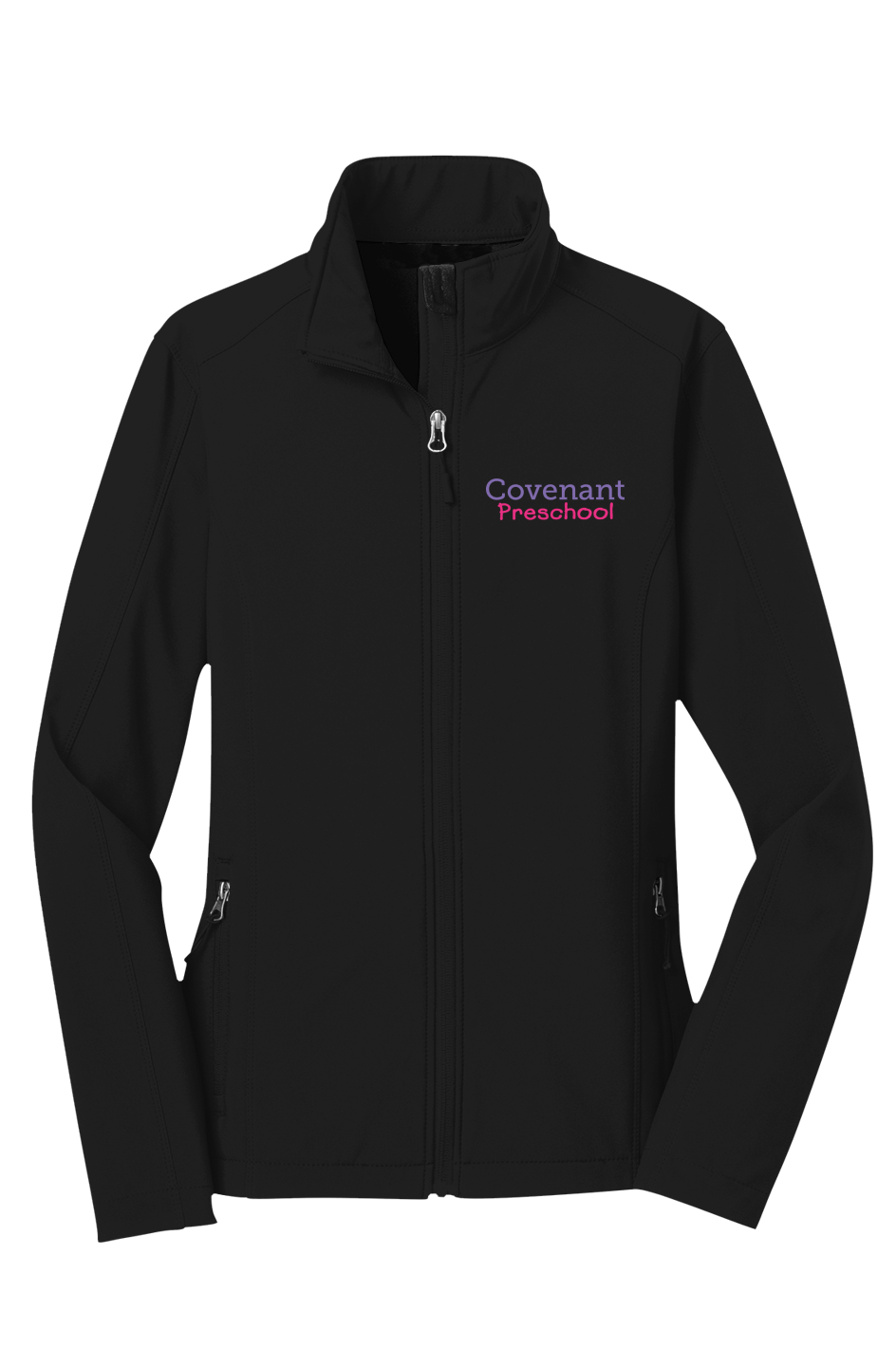 Embroidered Women's Soft Shell Jacket