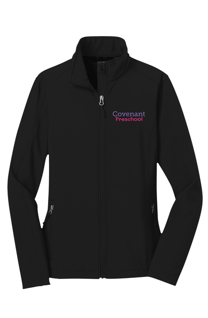 Embroidered Women's Soft Shell Jacket