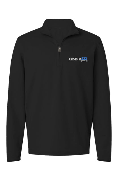 Men's Embroidered Performance Quarter-Zip Pullover