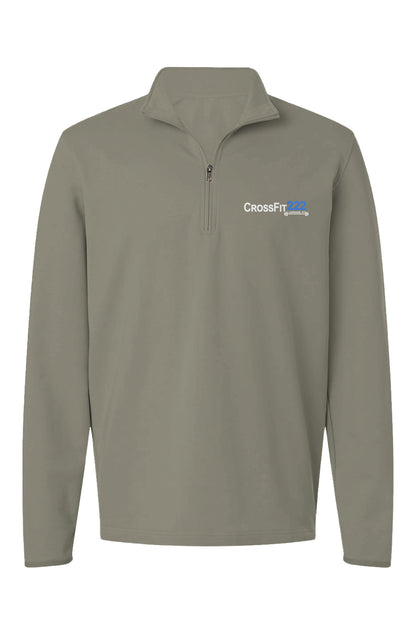Men's Embroidered Performance Quarter-Zip Pullover