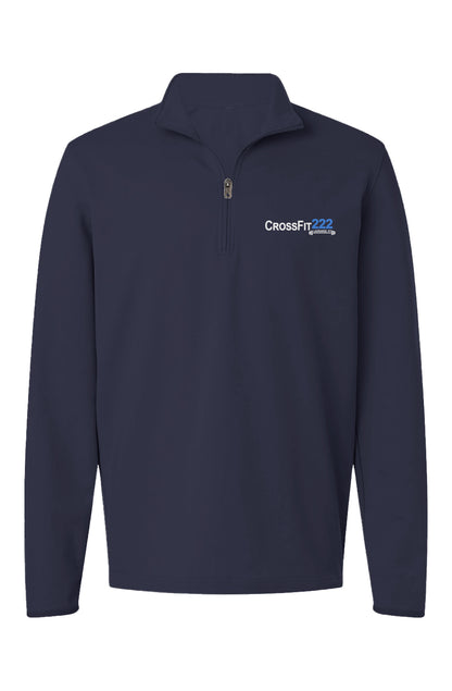 Men's Embroidered Performance Quarter-Zip Pullover