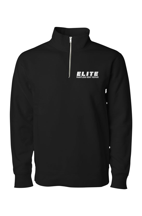 Embroidered Logo Midweight Quarter-Zip Pullover