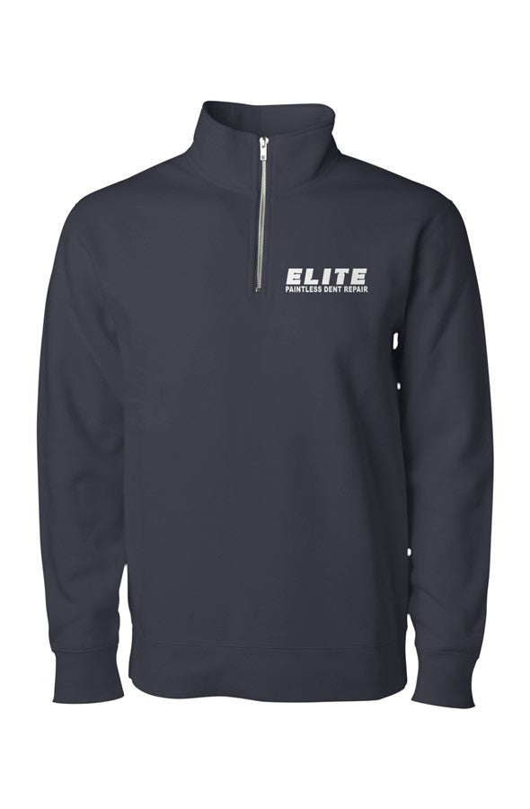 Embroidered Logo Midweight Quarter-Zip Pullover