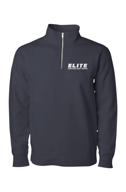 Embroidered Logo Midweight Quarter-Zip Pullover