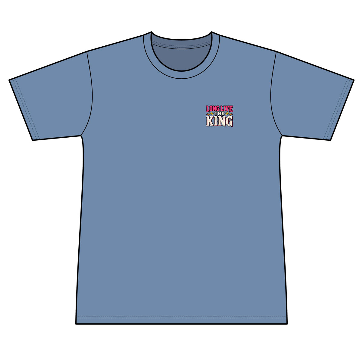 Long Live the King - 100% Polyester Unisex Tee