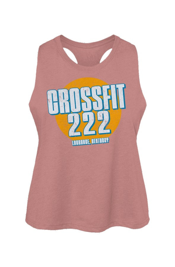 Vintage Logo Racerback Crop Tank