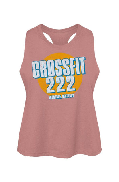 Vintage Logo Racerback Crop Tank