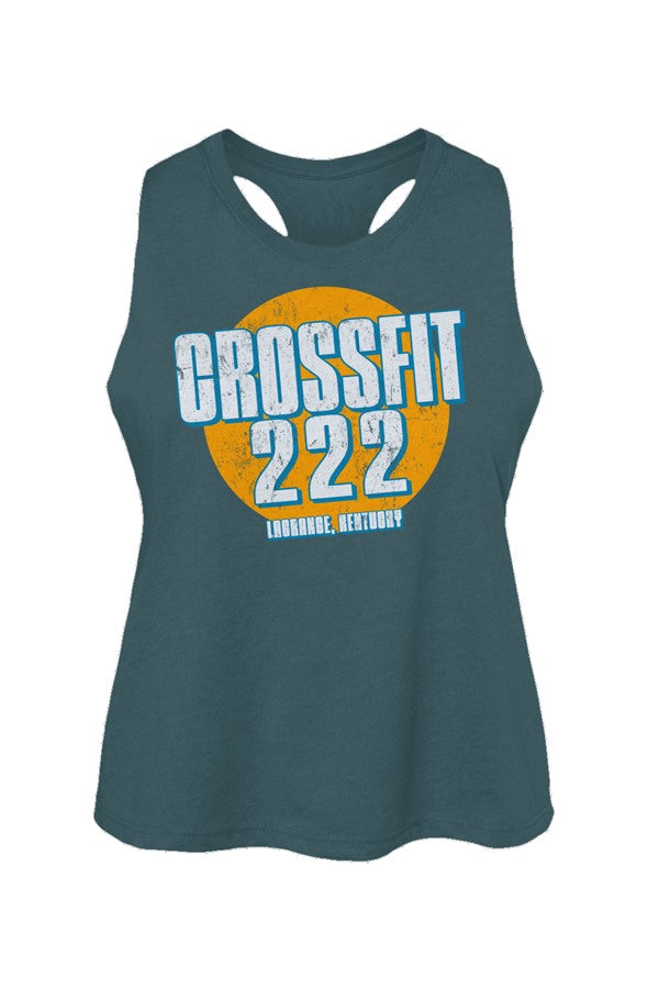 Vintage Logo Racerback Crop Tank