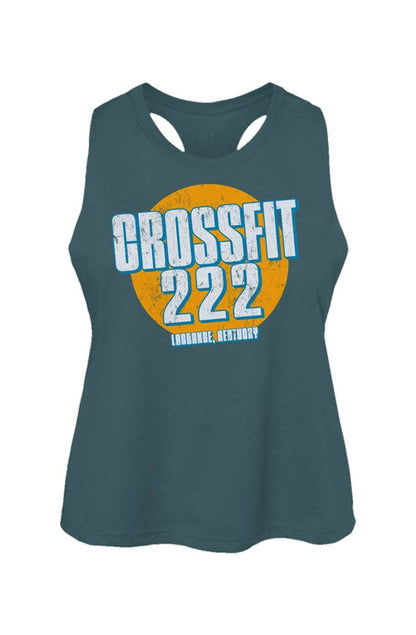 Vintage Logo Racerback Crop Tank