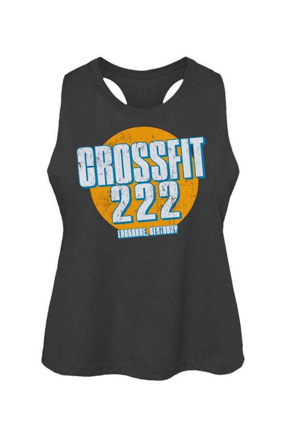 Vintage Logo Racerback Crop Tank