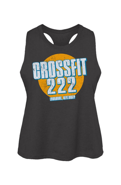 Vintage Logo Racerback Crop Tank
