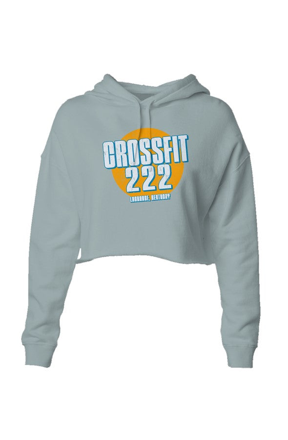 Vintage Logo Lightweight Crop Hoodie
