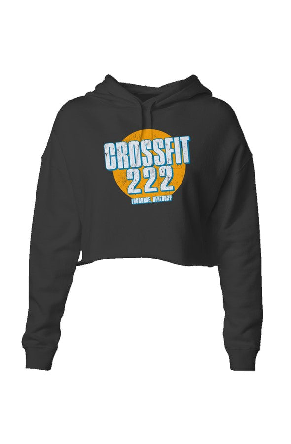 Vintage Logo Lightweight Crop Hoodie