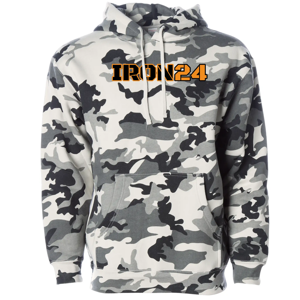 Independent Trading Co Snow Camo Hoodie