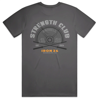 Iron24 Strength Club Custom Tee NL3600 Heavy Metal 
