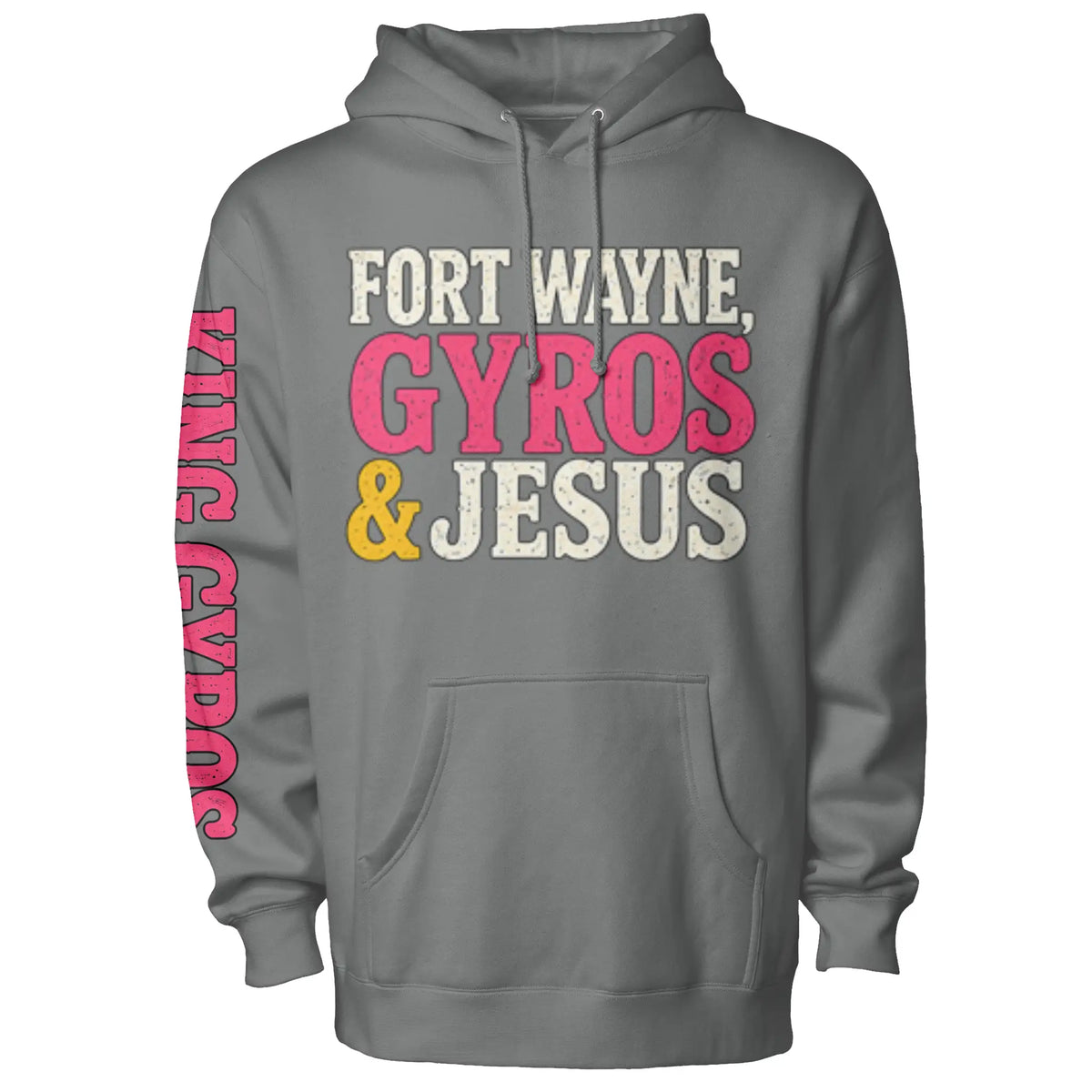 Gyros amp Jesus Midweight Unisex Hoddie
