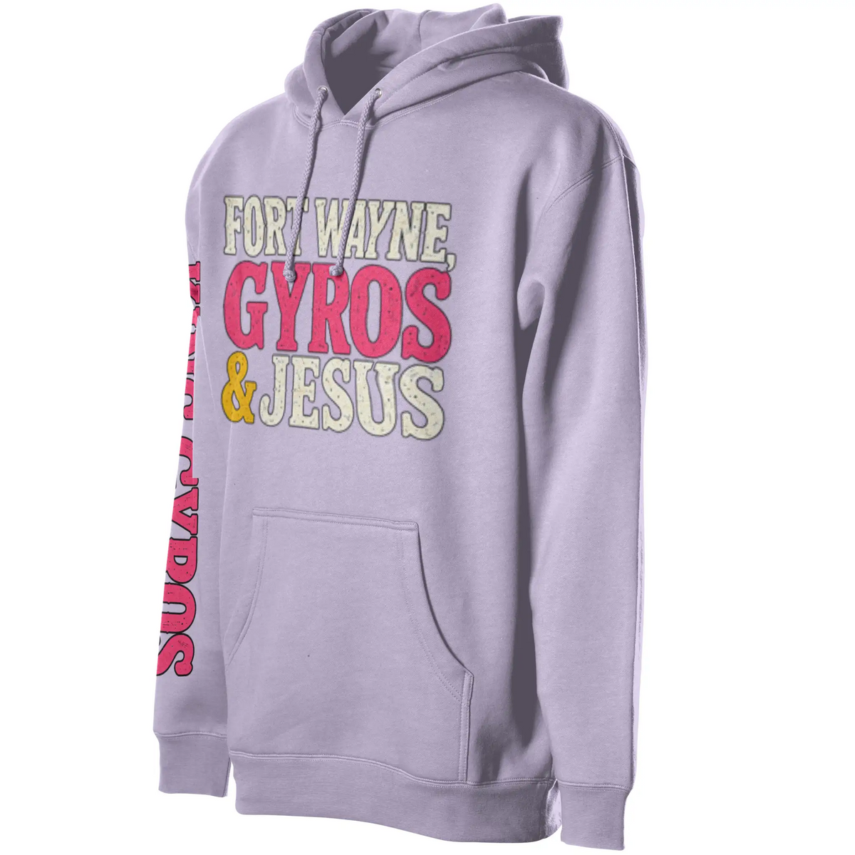 Gyros amp Jesus Midweight Unisex Hoddie