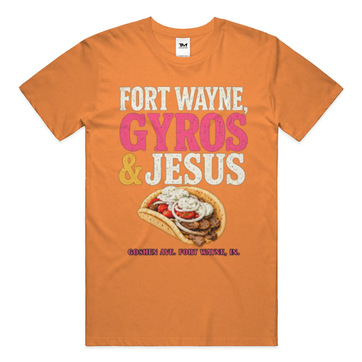 Gyros and Jesus Lightweight CVC Unisex Tee