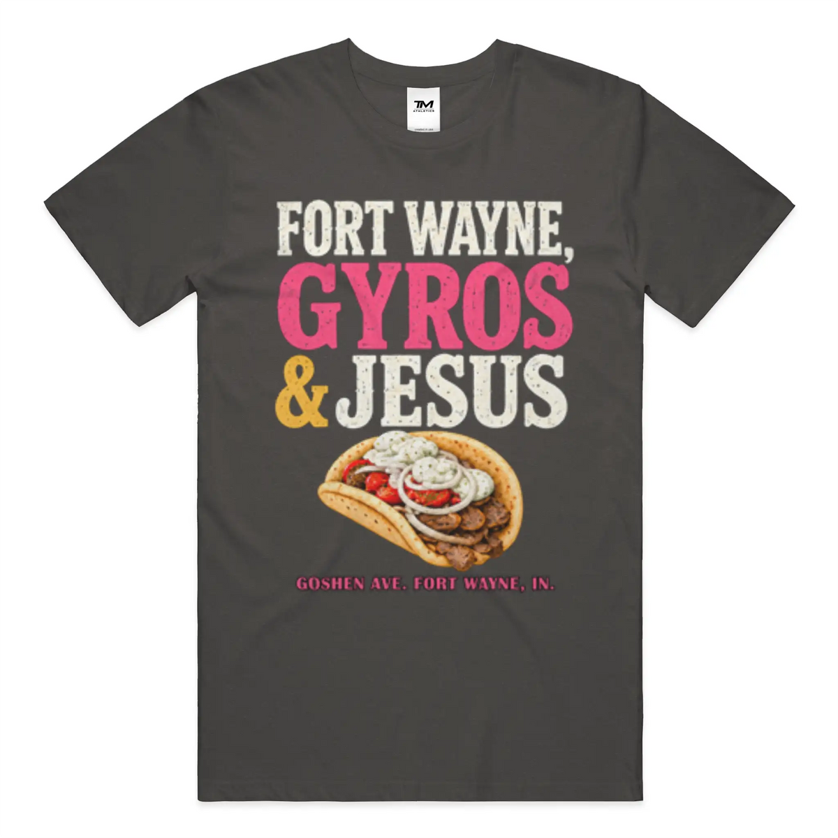 Gyros and Jesus Lightweight CVC Unisex Tee