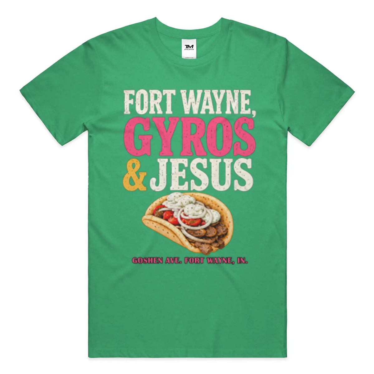 Gyros and Jesus Lightweight CVC Unisex Tee