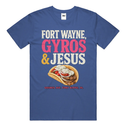 Gyros and Jesus Lightweight CVC Unisex Tee