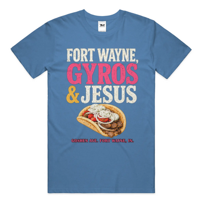 Gyros and Jesus Lightweight CVC Unisex Tee