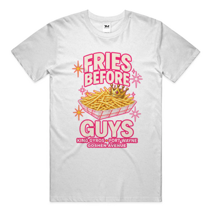 Fries Before Guys Lightweight CVC Unisex Tee
