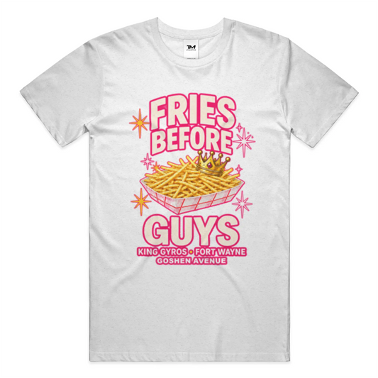 Fries Before Guys Lightweight CVC Unisex Tee