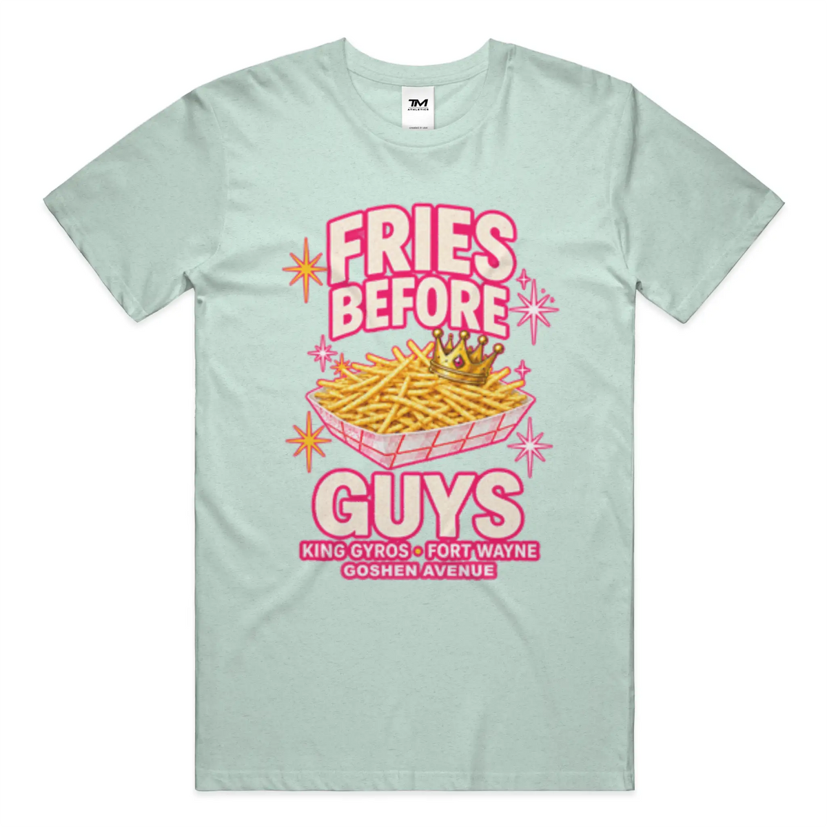 Fries Before Guys Lightweight CVC Unisex Tee