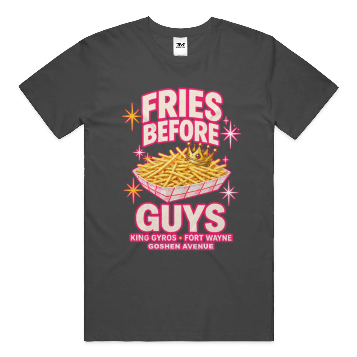 Fries Before Guys Lightweight CVC Unisex Tee