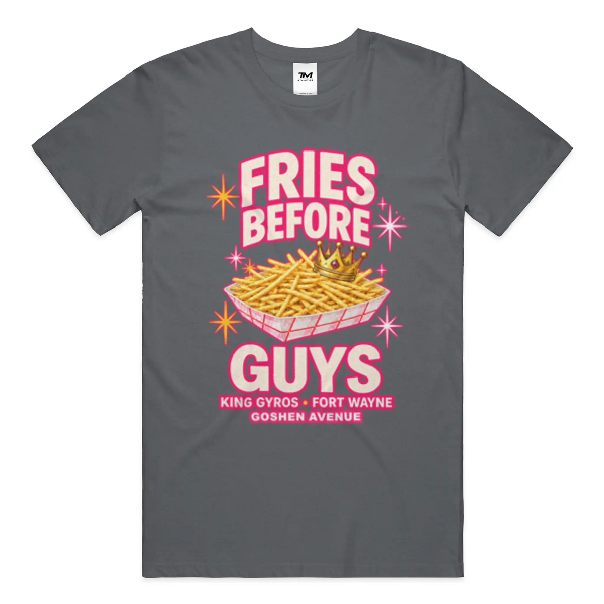 Fries Before Guys Lightweight CVC Unisex Tee