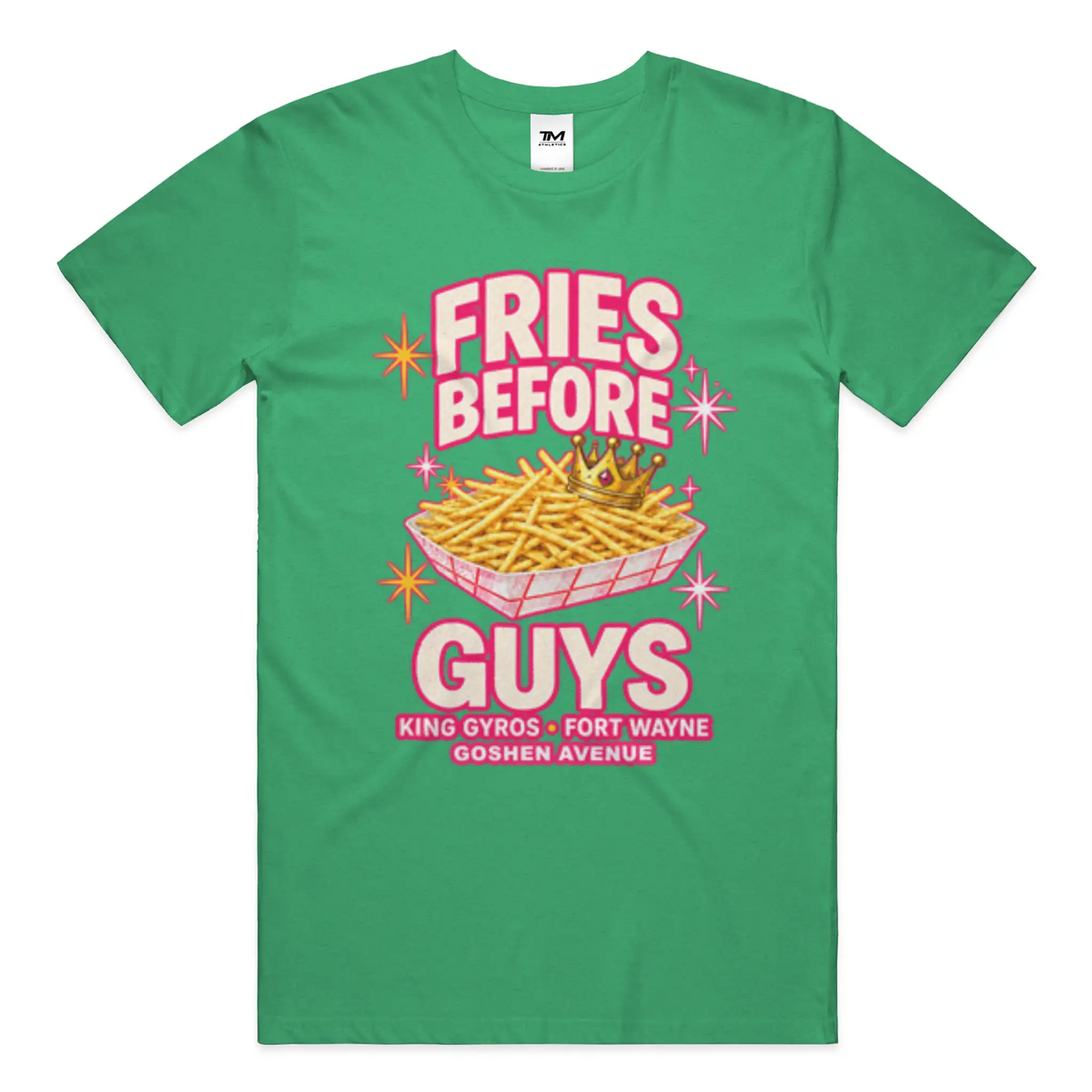 Fries Before Guys Lightweight CVC Unisex Tee