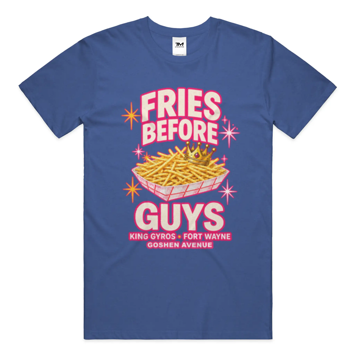 Fries Before Guys Lightweight CVC Unisex Tee