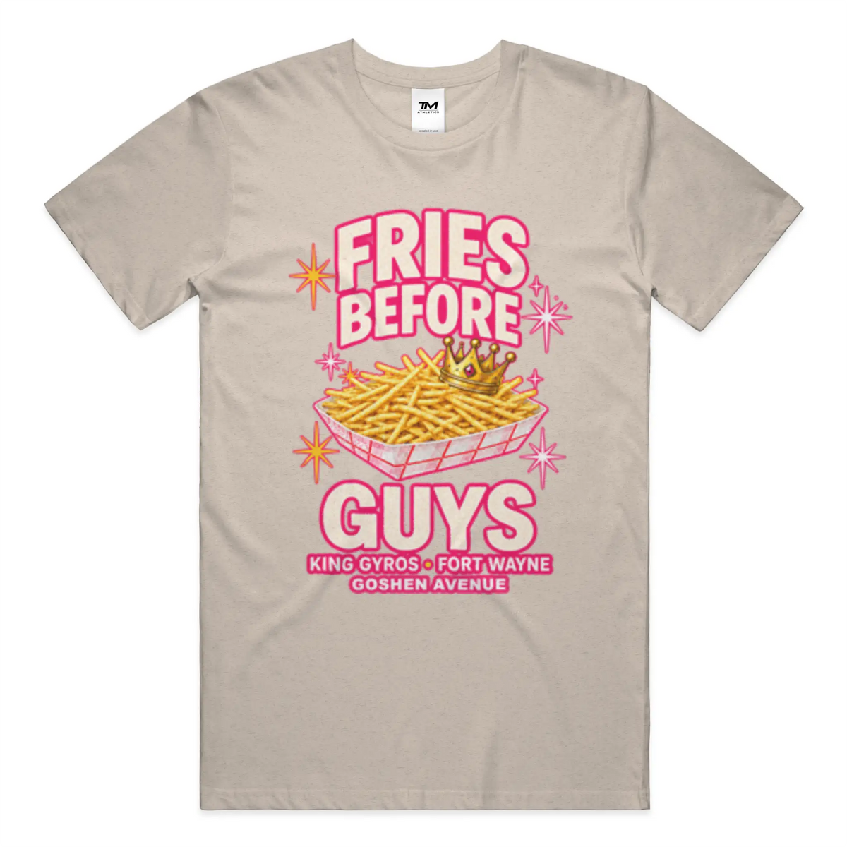 Fries Before Guys Lightweight CVC Unisex Tee