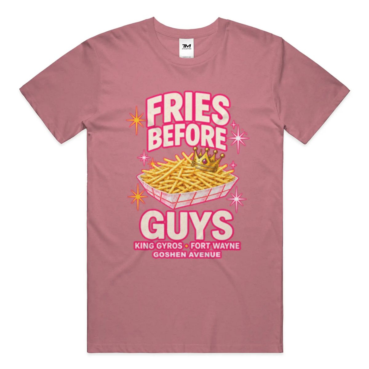 Fries Before Guys Lightweight CVC Unisex Tee