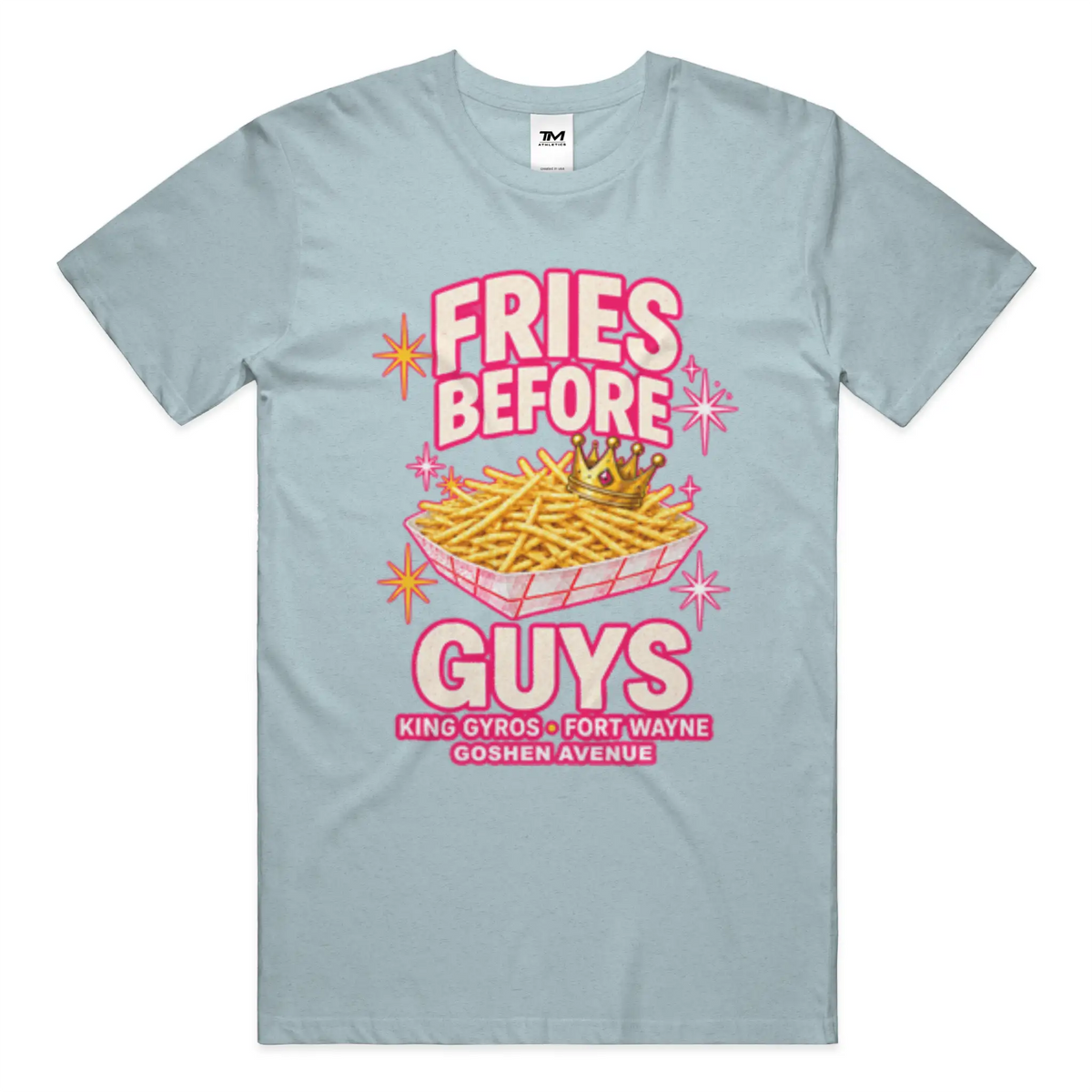 Fries Before Guys Lightweight CVC Unisex Tee