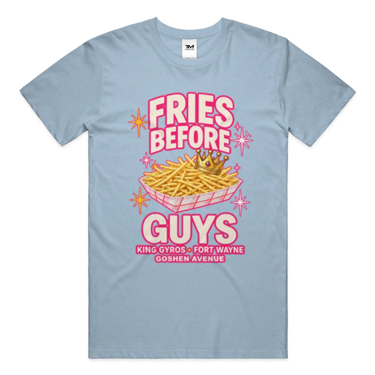 Fries Before Guys Lightweight CVC Unisex Tee