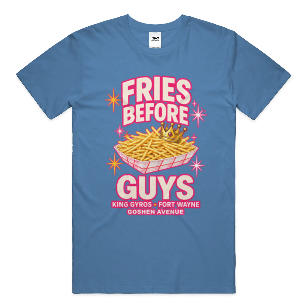 Fries Before Guys Lightweight CVC Unisex Tee