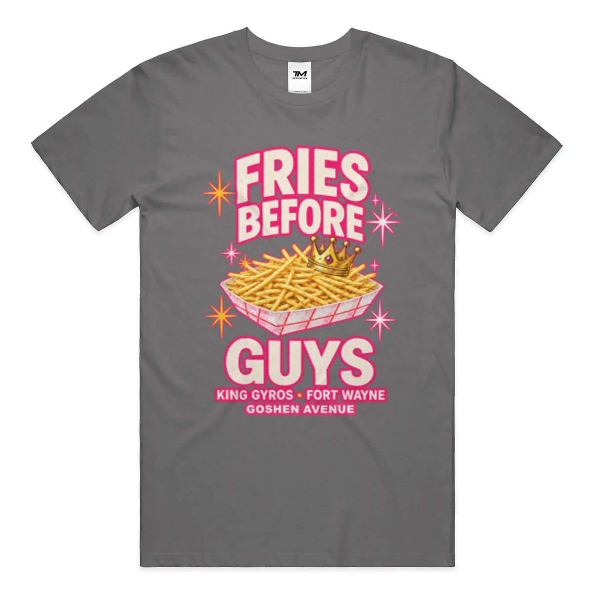 Fries Before Guys Lightweight CVC Unisex Tee