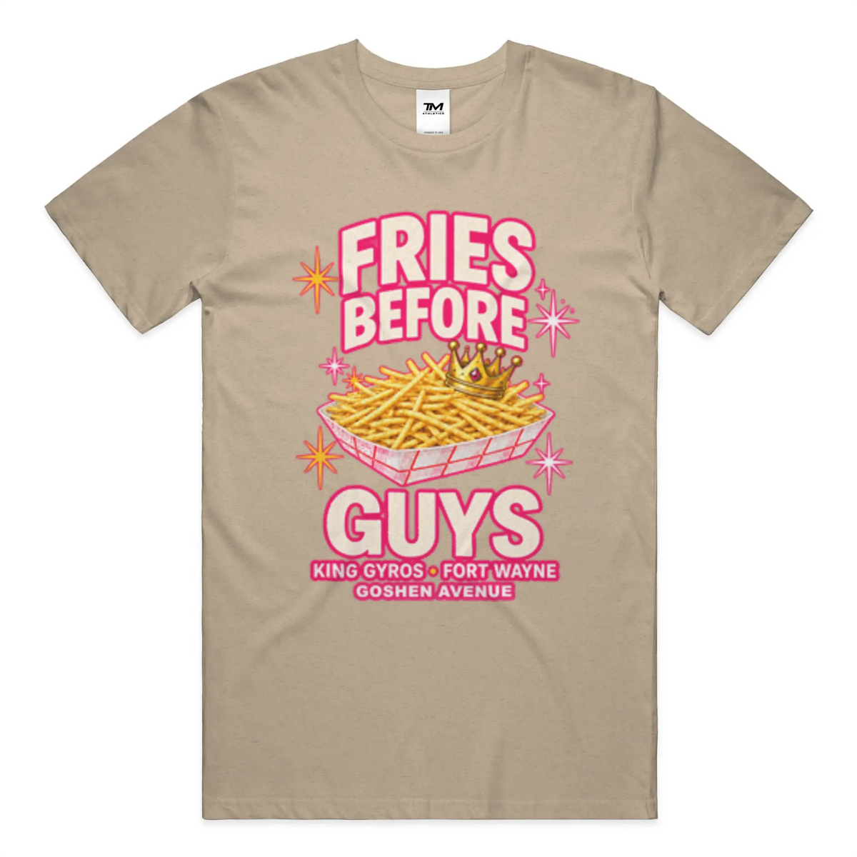 Fries Before Guys Lightweight CVC Unisex Tee