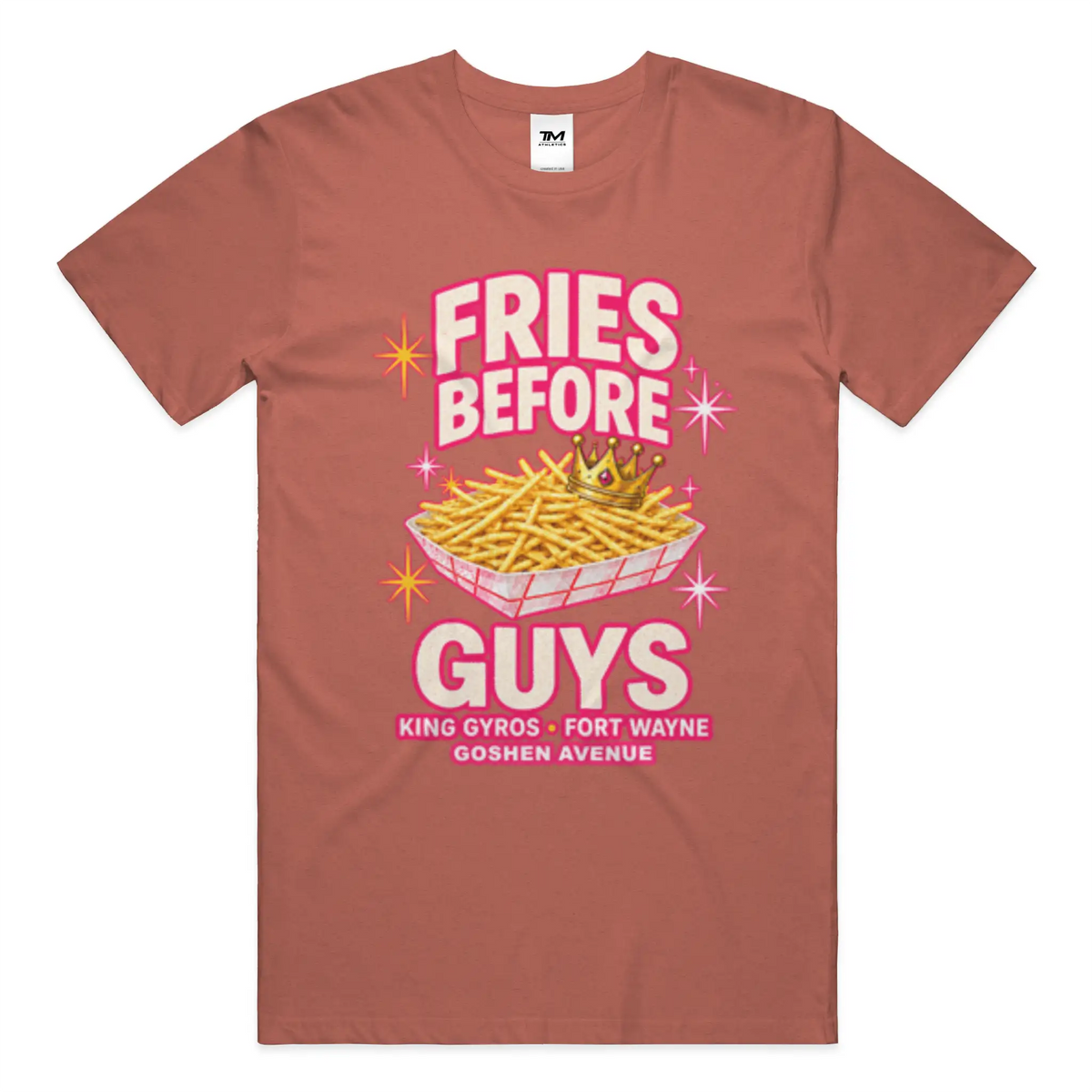Fries Before Guys Lightweight CVC Unisex Tee