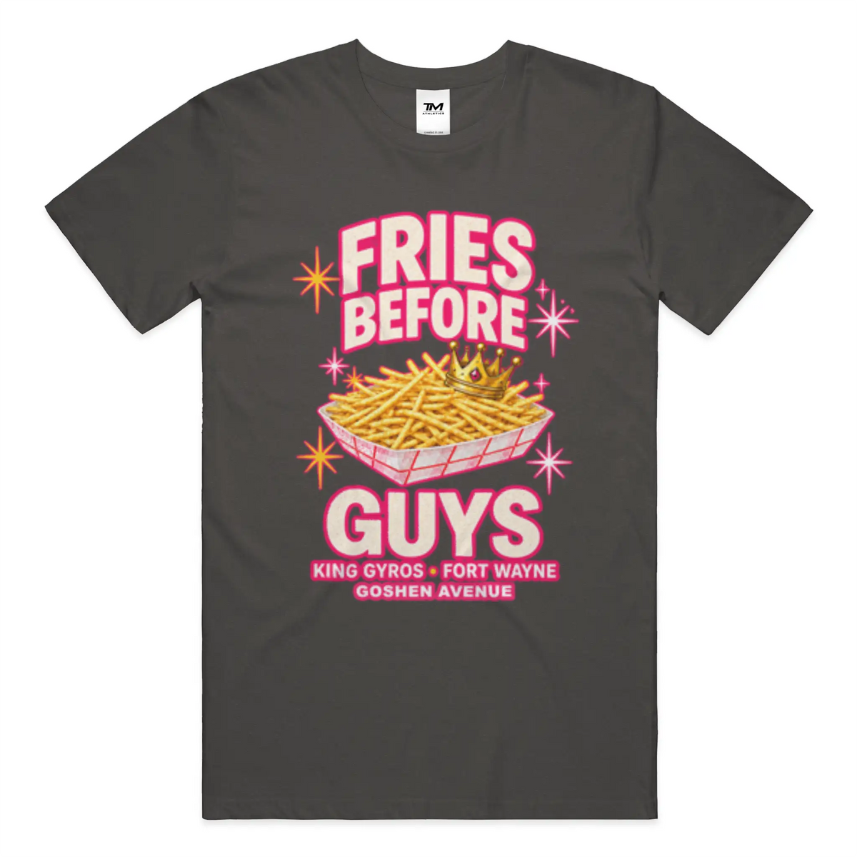 Fries Before Guys Lightweight CVC Unisex Tee